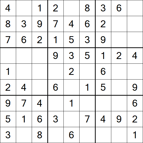 Sudoku - Easy