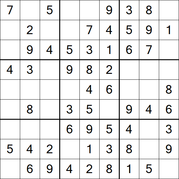 Sudoku - Easy