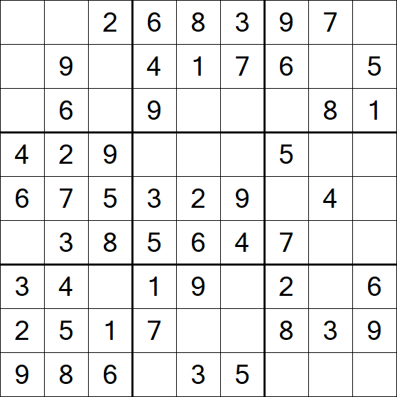 Sudoku - Easy