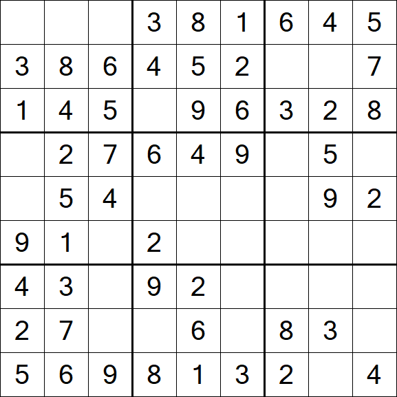 Sudoku - Easy