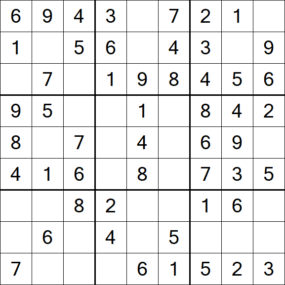 Sudoku - Easy
