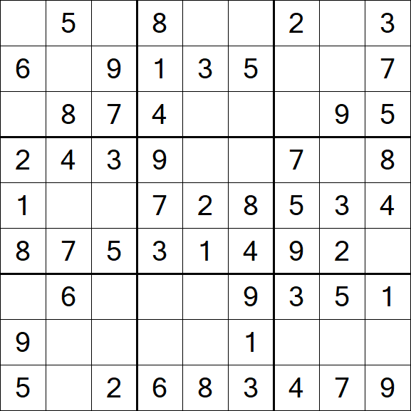 Sudoku - Easy