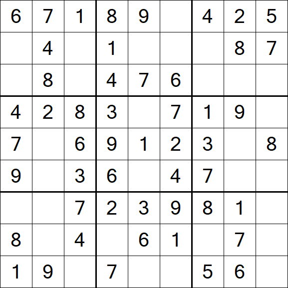 Sudoku - Easy