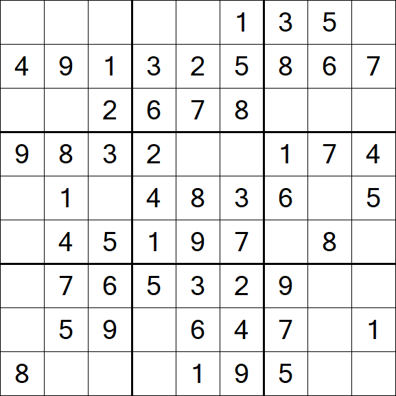 Sudoku - Easy