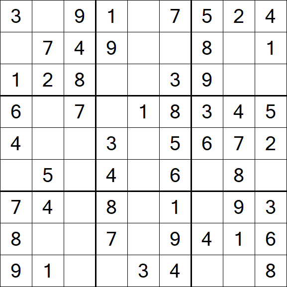 Sudoku - Easy