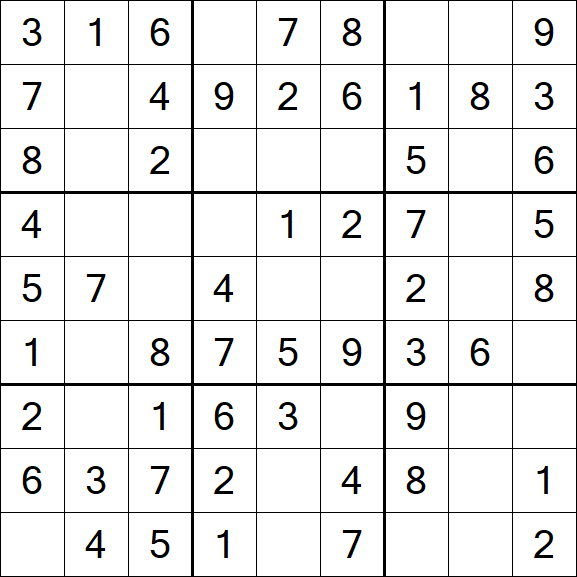 Sudoku - Easy