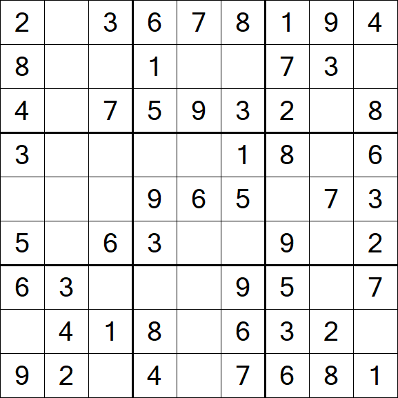 Sudoku - Easy