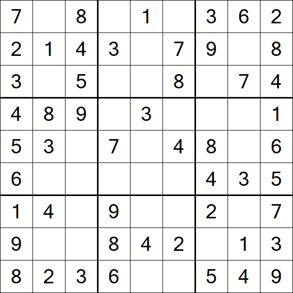 Sudoku - Easy