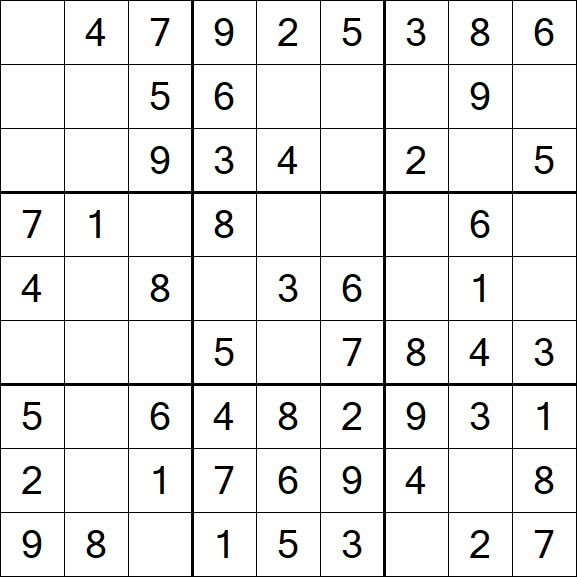 Sudoku - Easy
