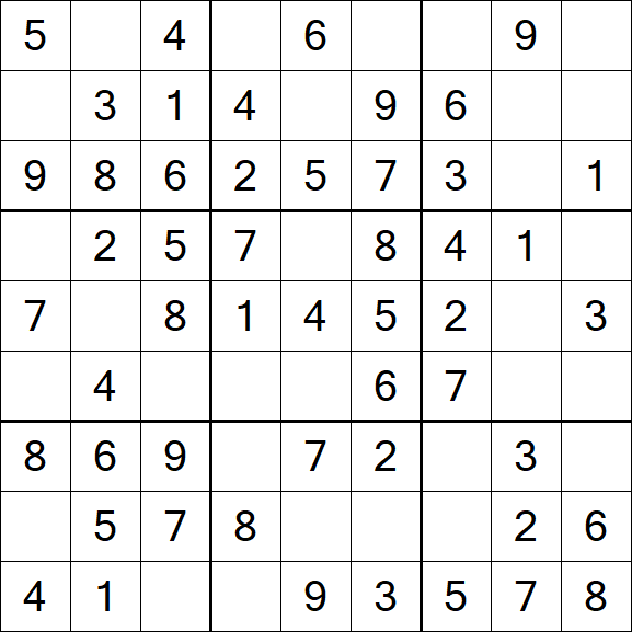 Sudoku - Einfach