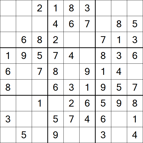 Sudoku - Einfach
