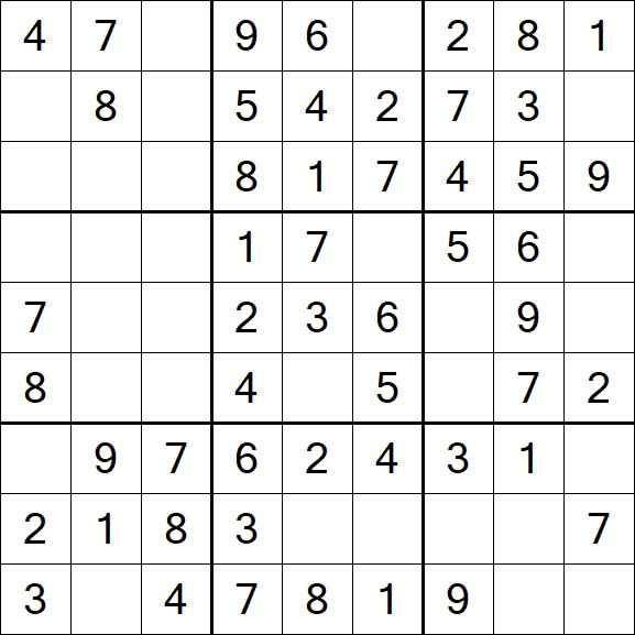 Sudoku - Einfach