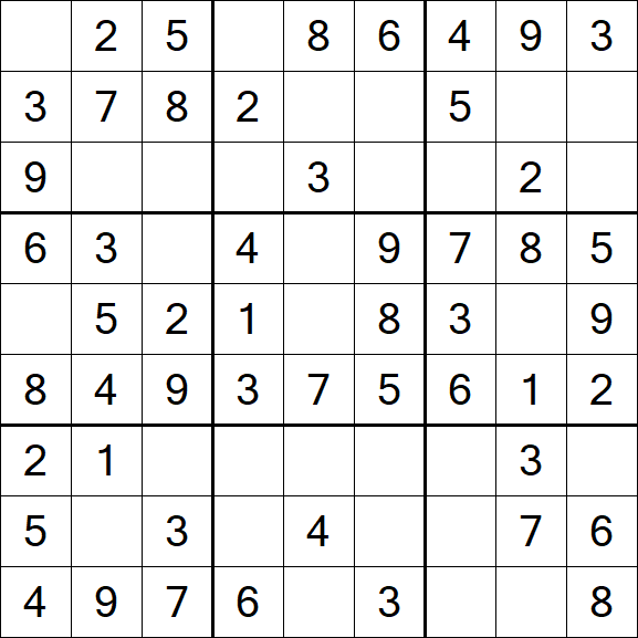 Sudoku - Einfach
