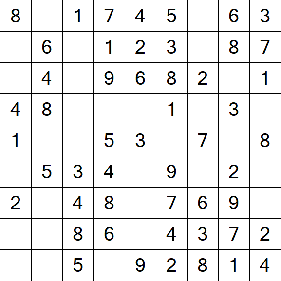 Sudoku - Einfach