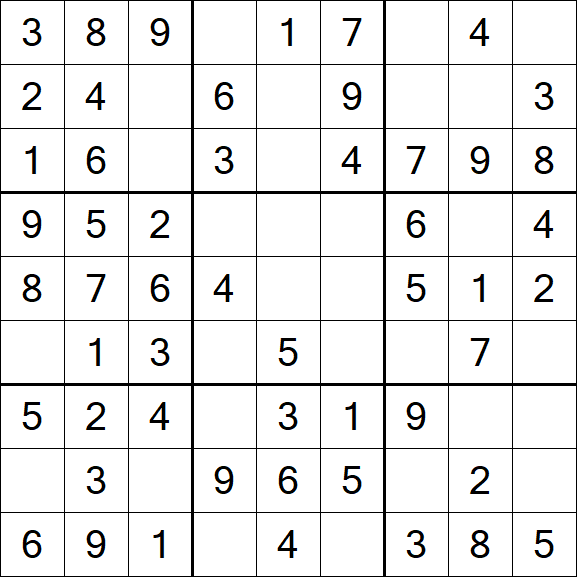 Sudoku - Einfach
