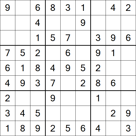 Sudoku - Fácil