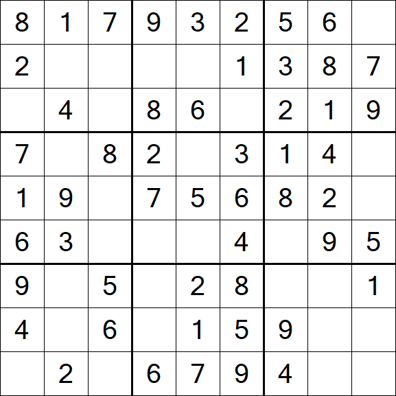 Sudoku - Einfach