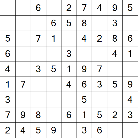 Sudoku - Einfach
