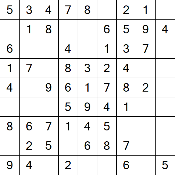 Sudoku - Fácil