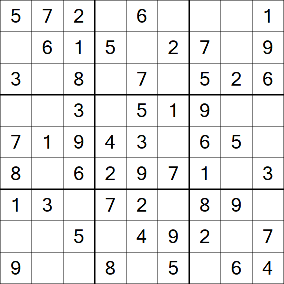 Sudoku - Einfach
