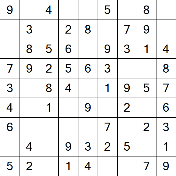 Sudoku - Einfach