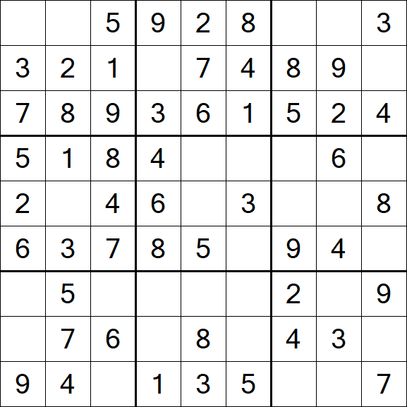 Sudoku - Einfach
