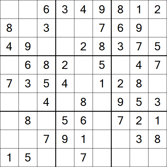 Sudoku - Einfach