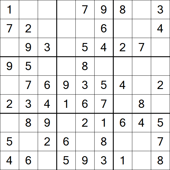Sudoku - Einfach
