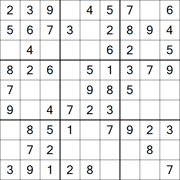 Sudoku - Fácil