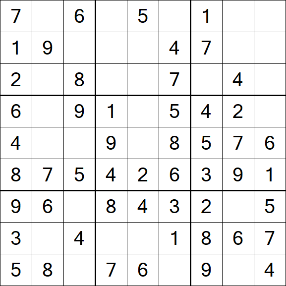 Sudoku - Fácil