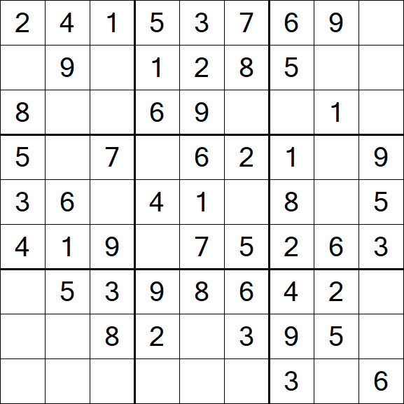 Sudoku - Easy