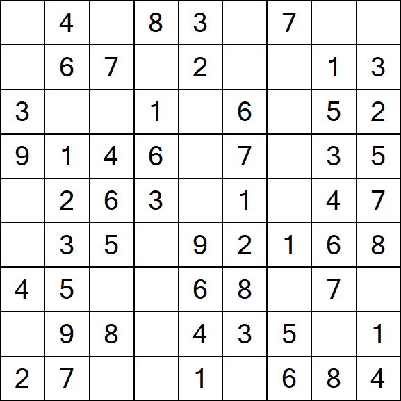 Sudoku - Fácil
