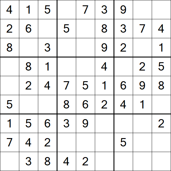 Sudoku - Fácil