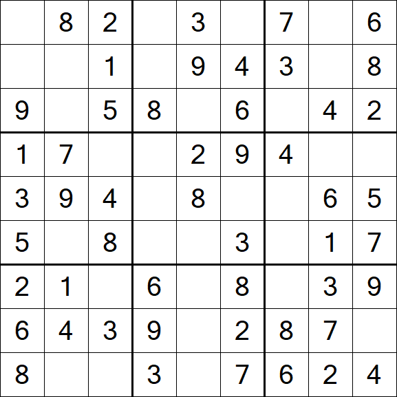 Sudoku - Fácil