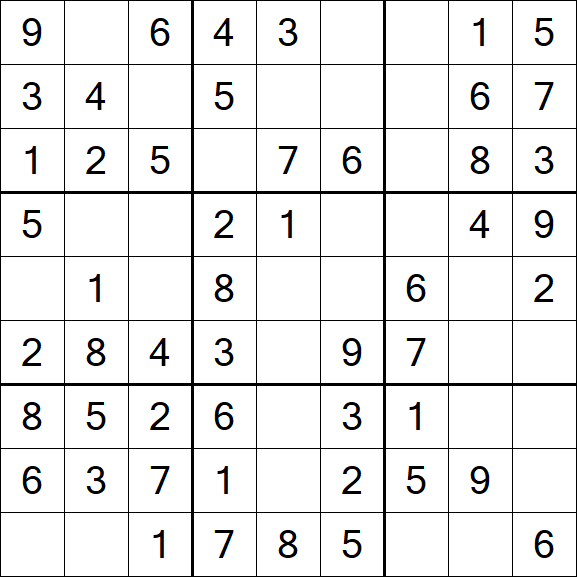 Sudoku - Fácil