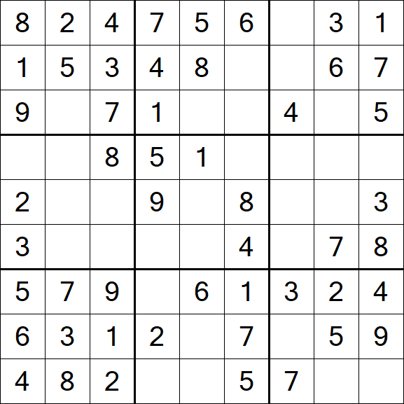 Sudoku - Fácil