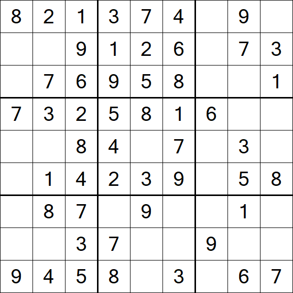 Sudoku - Fácil