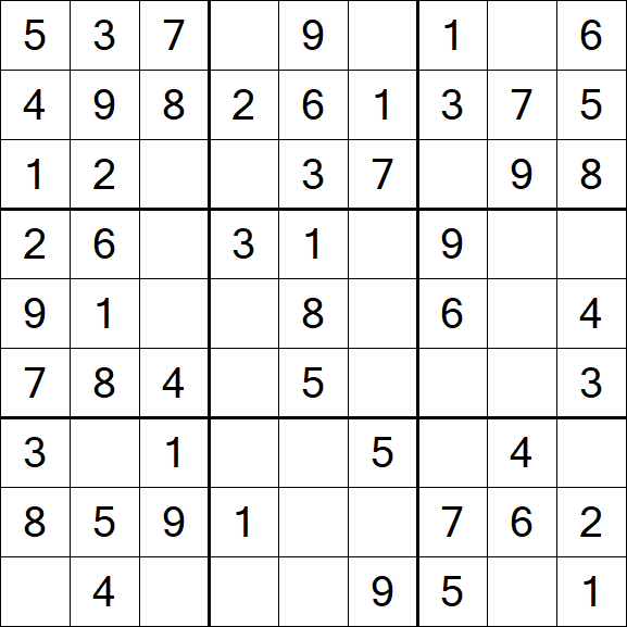 Sudoku - Fácil