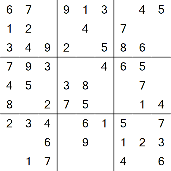 Sudoku - Einfach