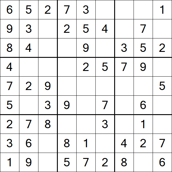 Sudoku - Einfach