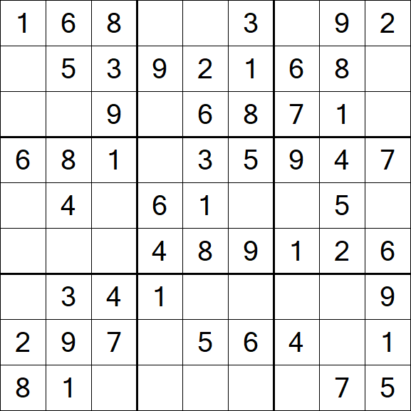 Sudoku - Einfach