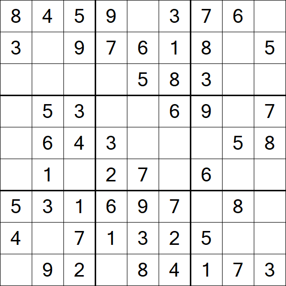 Sudoku - Einfach