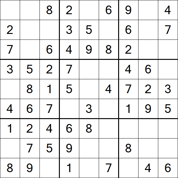Sudoku - Fácil