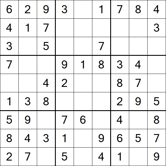Sudoku - Einfach