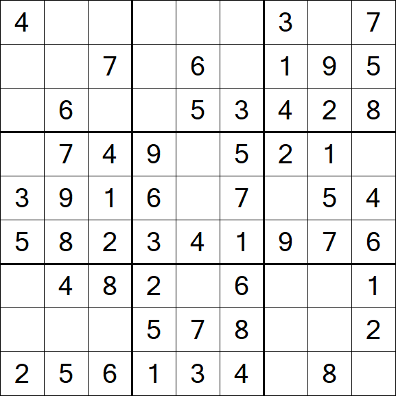 Sudoku - Einfach