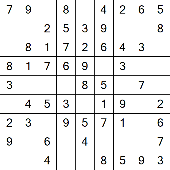 Sudoku - Einfach