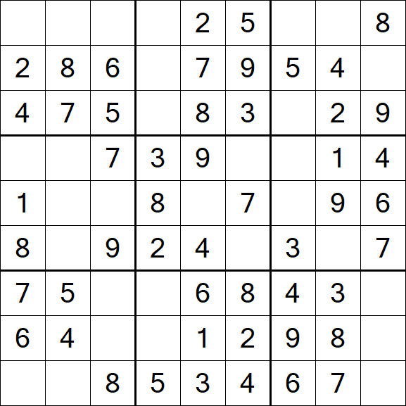 Sudoku - Easy
