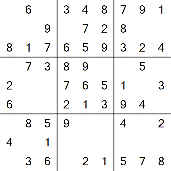 Sudoku - Einfach