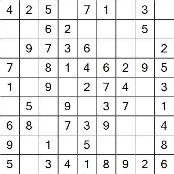 Sudoku - Einfach