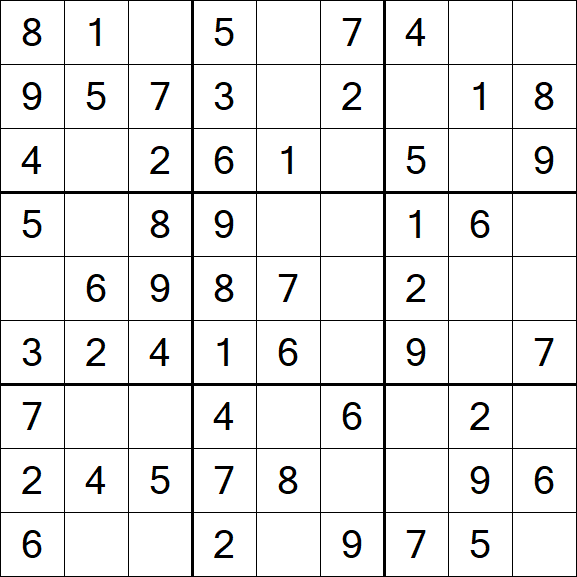 Sudoku - Einfach